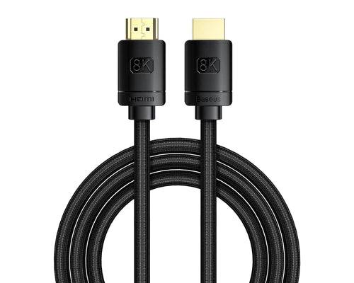 BASEUS HIGH DEFINITION SERIES HDMI 8K TO HDMI 8K ADAPTER CABLE 1 Meter