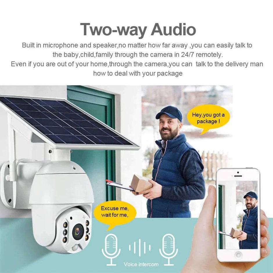 CRONY RBX-S10 Low power 4G solar camera 5mp 1080P. كاميرا مراقبة وانذار تعمل على الطاقة الشمسية من كروني - TQ STORE