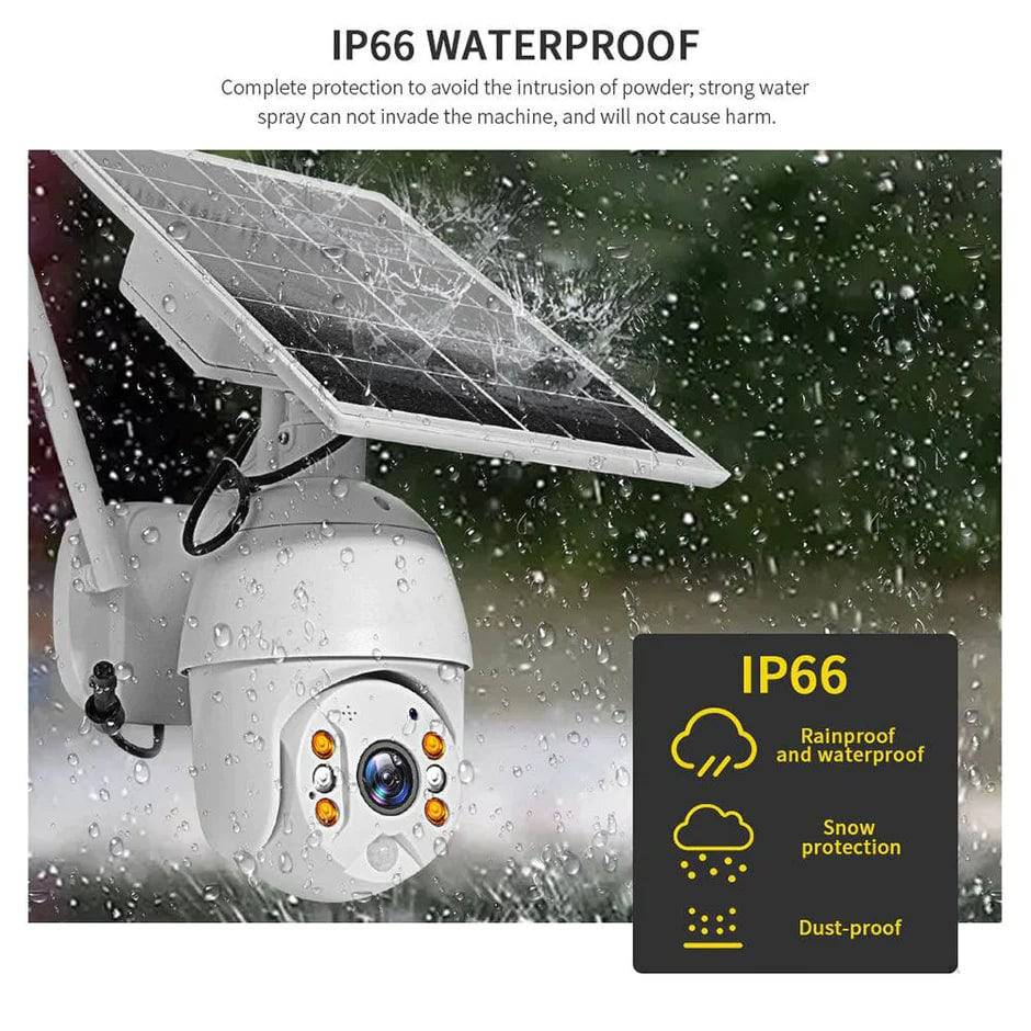 CRONY RBX-S10 Low power 4G solar camera 5mp 1080P. كاميرا مراقبة وانذار تعمل على الطاقة الشمسية من كروني - TQ STORE