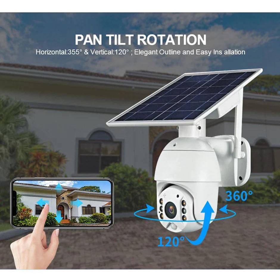 CRONY RBX-S10 Low power 4G solar camera 5mp 1080P. كاميرا مراقبة وانذار تعمل على الطاقة الشمسية من كروني