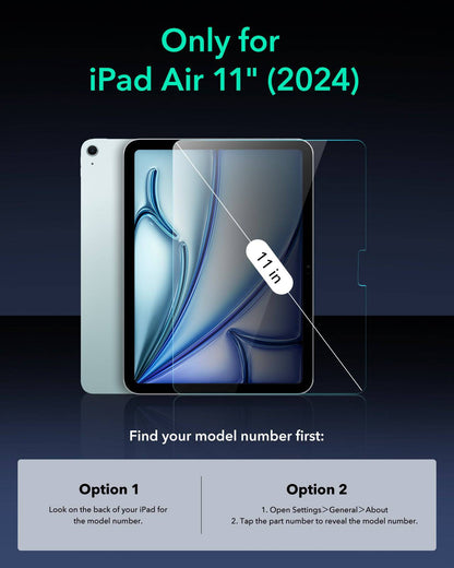 ESR iPad Air 11" 2024 Tempered-Glass Screen Protector