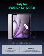 ESR iPad Air 13" 2024 Tempered-Glass Screen Protector 1 Pack - TQ STORE