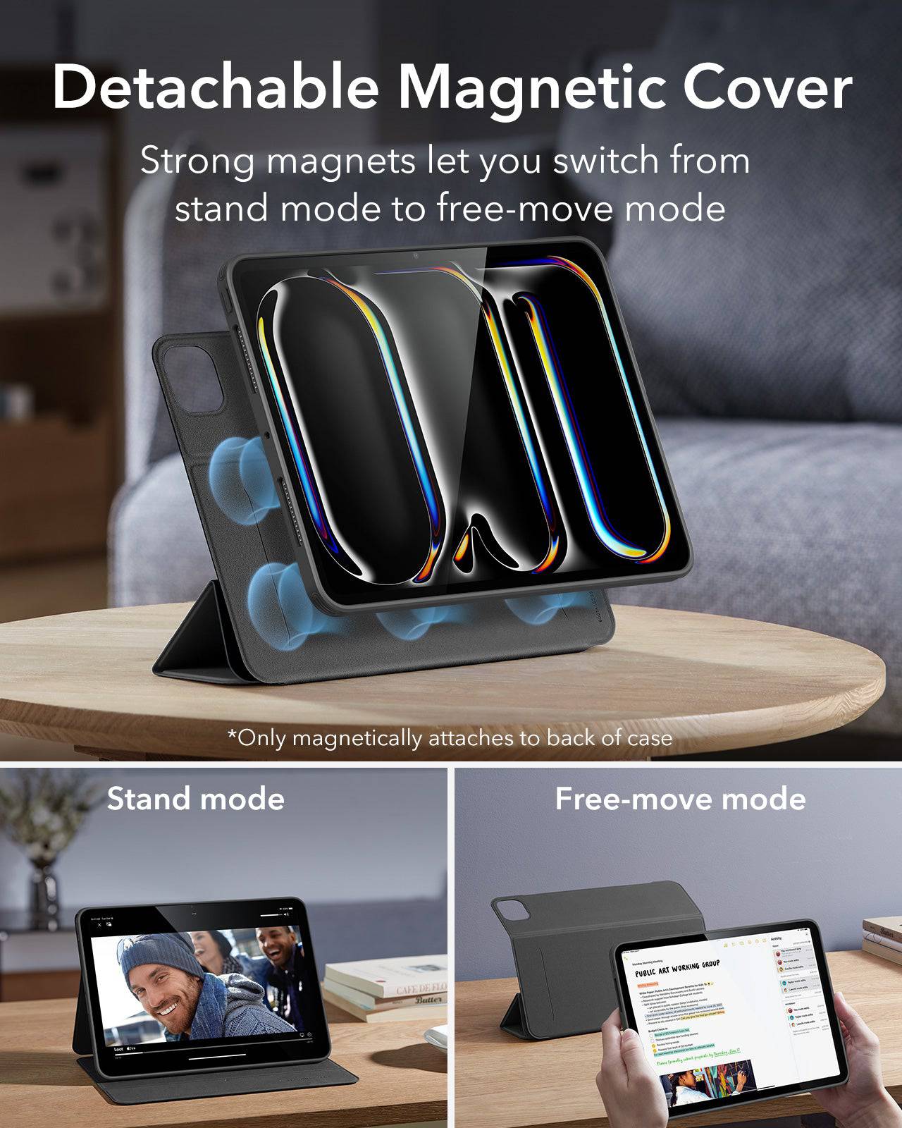 ESR IPAD PRO 13" 2024 Rebound Hybrid 360 Case - TQ STORE