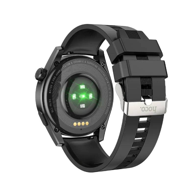 Hoco Smart sports watch Y9 call version - Black - TQ STORE