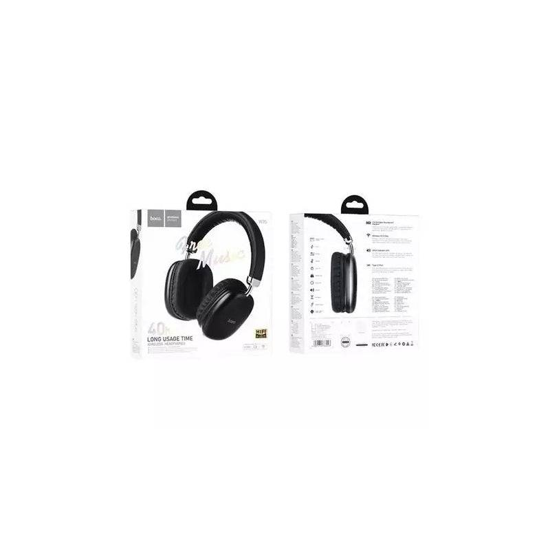 HOCO W35 Wireless Headphones - Black - TQ STORE