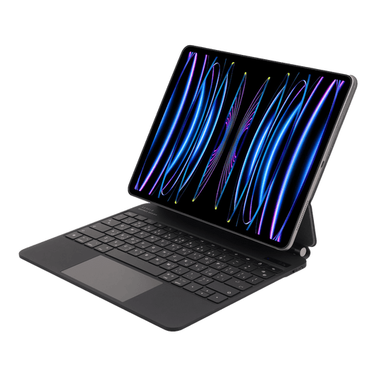 Levelo AeroBoard Saffanio Leather Wireless Keyboard For Apple iPad ( Arabic English )  ماجيك كيبورد حق ايباد (عربي انجليذي)