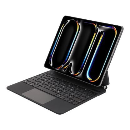 Levelo AeroBoard Saffanio Leather Wireless Keyboard For iPad Pro 11" (2024) - Black