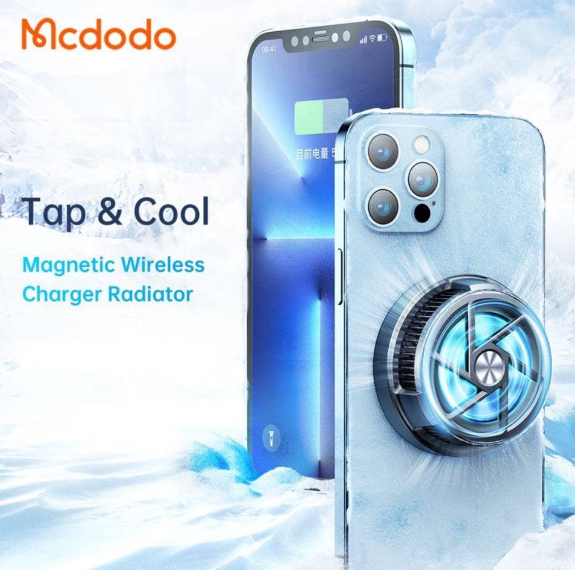 Mcdodo Magnetic Wireless Gaming Charger with Cooling Fan CH-2120 - TQ STORE