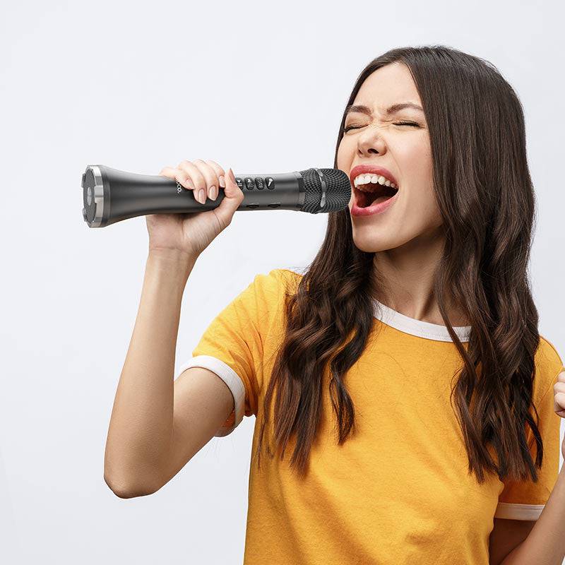 Microphone Bk9 Singing Wireless Karaoke Mic - TQ STORE