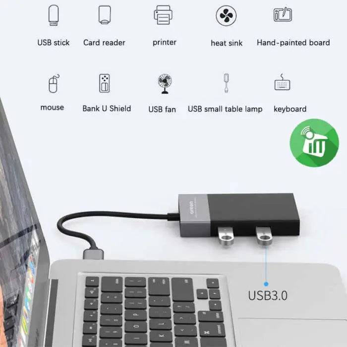 Onten 5215B 6 IN 1 USB 3.0 Multi-function Card Reader - TQ STORE