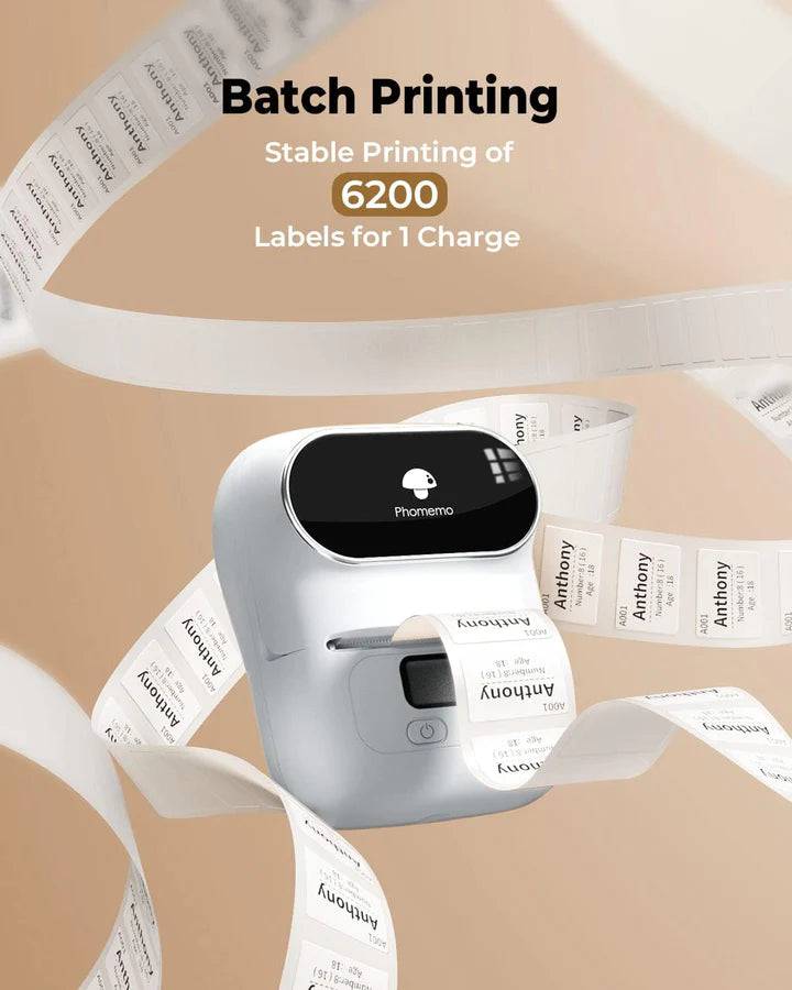 Phomemo M110 Thermal Mini Printer - WHITE - TQ STORE