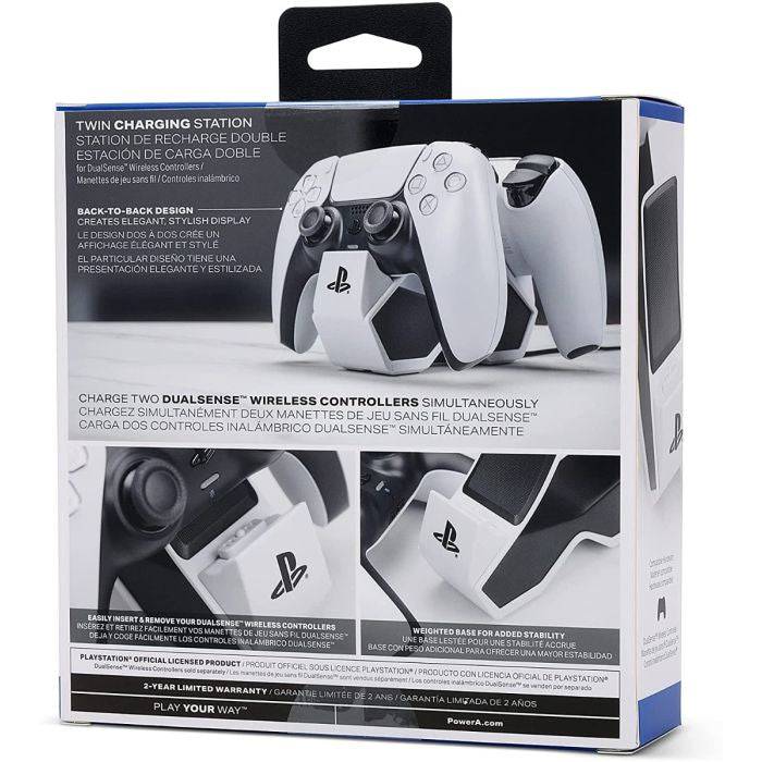 PowerA Twin Charging Station for Dualsense Wireless Controllers - TQ STORE