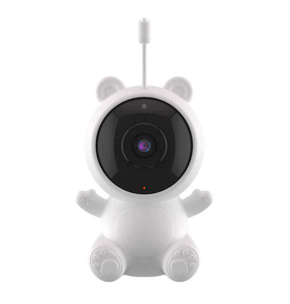 Powerology Wi-Fi Baby Camera 1080P Full HD Monitor Your Child in Real-Time, Motion, Temperature, Sound & Cry Detection Sensor, 100° Wide Angle, Two-Way Audio Talk