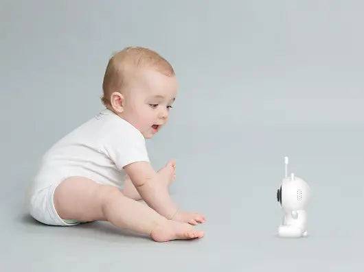 Powerology Wi-Fi Baby Camera 1080P Full HD Monitor Your Child in Real-Time, Motion, Temperature, Sound & Cry Detection Sensor, 100° Wide Angle, Two-Way Audio Talk