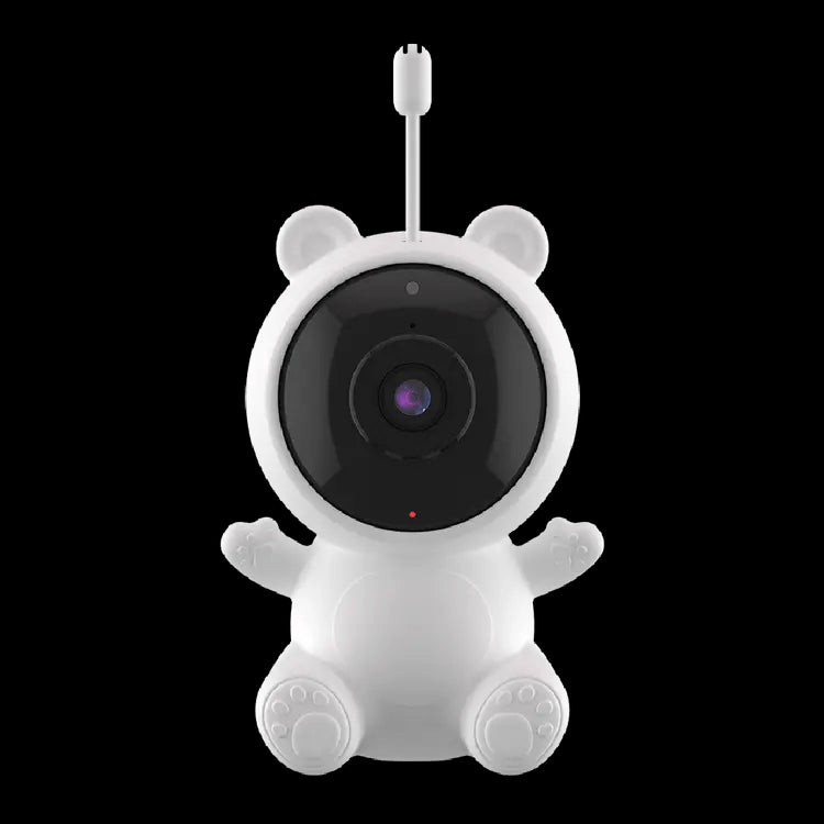 Powerology Wi-Fi Baby Camera 1080P Full HD Monitor Your Child in Real-Time, Motion, Temperature, Sound & Cry Detection Sensor, 100° Wide Angle, Two-Way Audio Talk