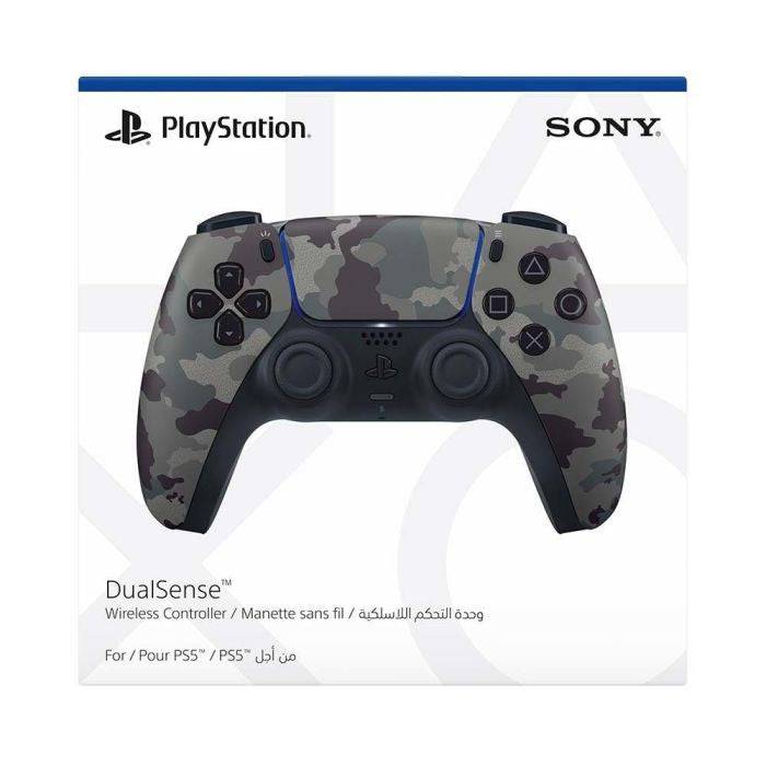 PS5 DualSense Wireless Controller - Grey Camo