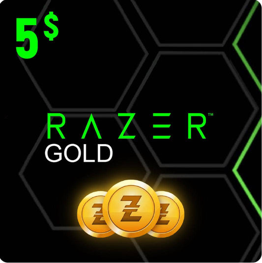 Razer Gold Gift Card $5 (US) - Delivery in 1 min