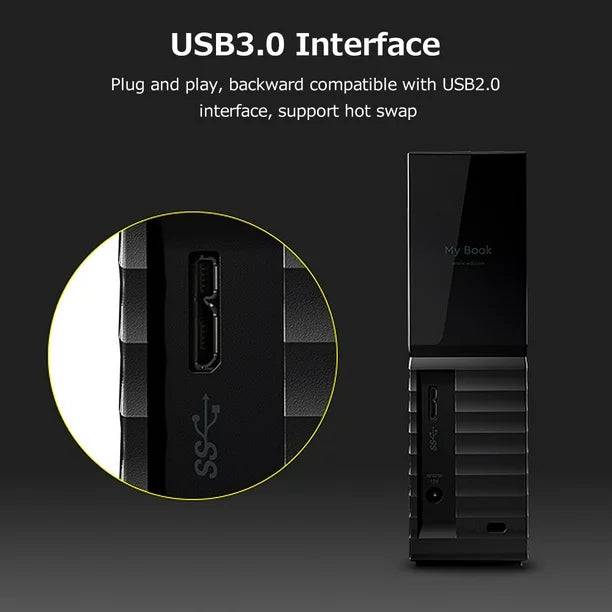 WD 8TB My Book USB3.0 External Hard Drive - TQ STORE