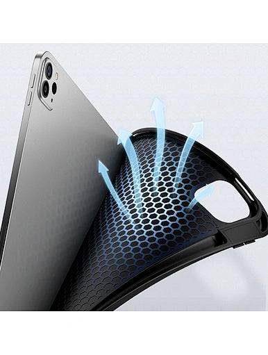 WiWU Multi-color Skin Feeling Shockproof Protective Case with Pencil Holder for iPad Pro 12.9 inch