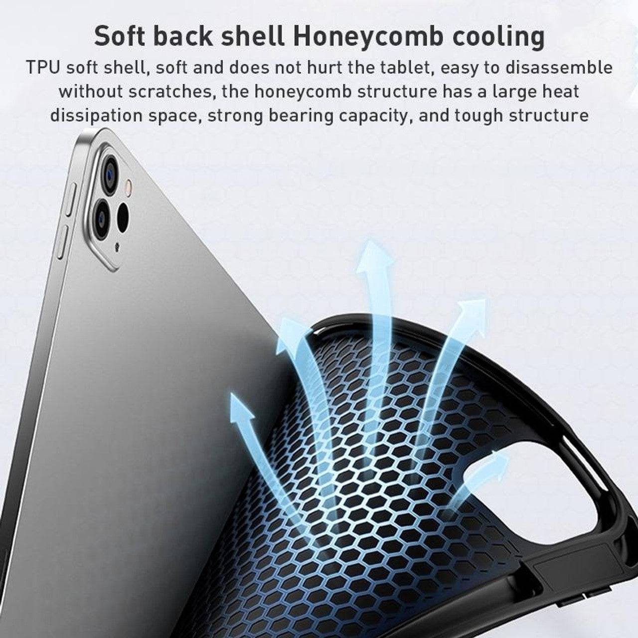 WiWU Skin Feel Magnetic Detachable Keyboard Tablet Case(Black) For iPad Pro 11 inch