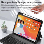 WiWU Skin Feel Magnetic Detachable Keyboard Tablet Case(Black) For iPad Pro 11 inch 2024 (Arabic English) - TQ STORE