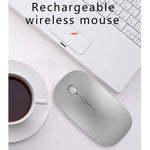 WIWU WIMIC LITE WIRELESS DUAL MODE MOUSE SILVER - TQ STORE