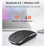 WIWU WIMIC LITE WIRELESS DUAL MODE MOUSE SILVER - TQ STORE