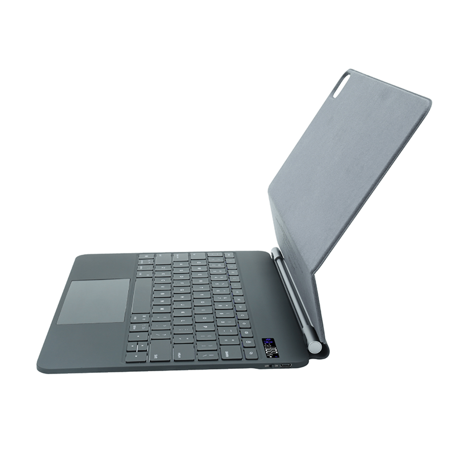SIA Arabic layout Magic keyboard case with LED power display for iPad with Backlight - Black - TQ STORE