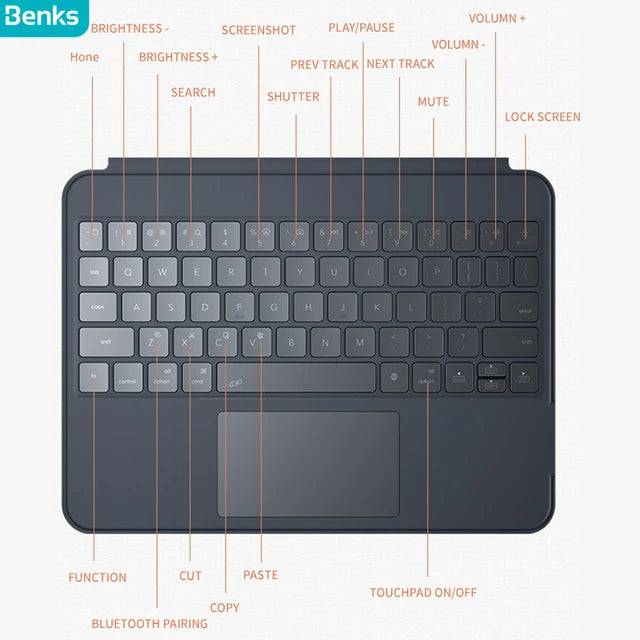 Benks Detachable Keyboard Case for iPad Pro 11 inch