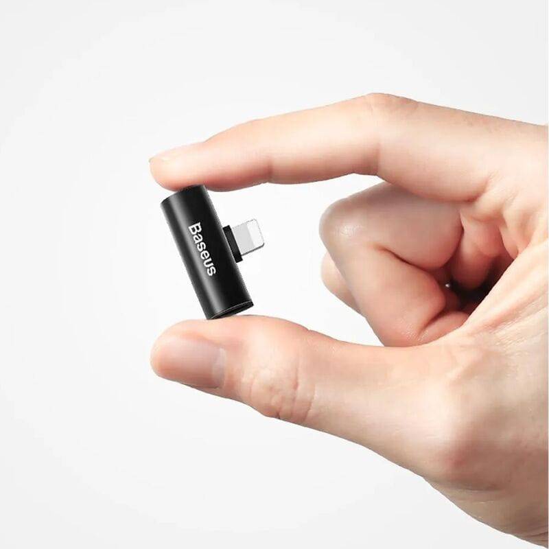 Baseus Audio Converter L46 Adapter from Lightning to 2x Lightning port - TQ STORE
