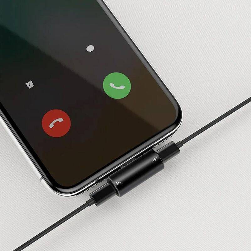 Baseus Audio Converter L46 Adapter from Lightning to 2x Lightning port - TQ STORE