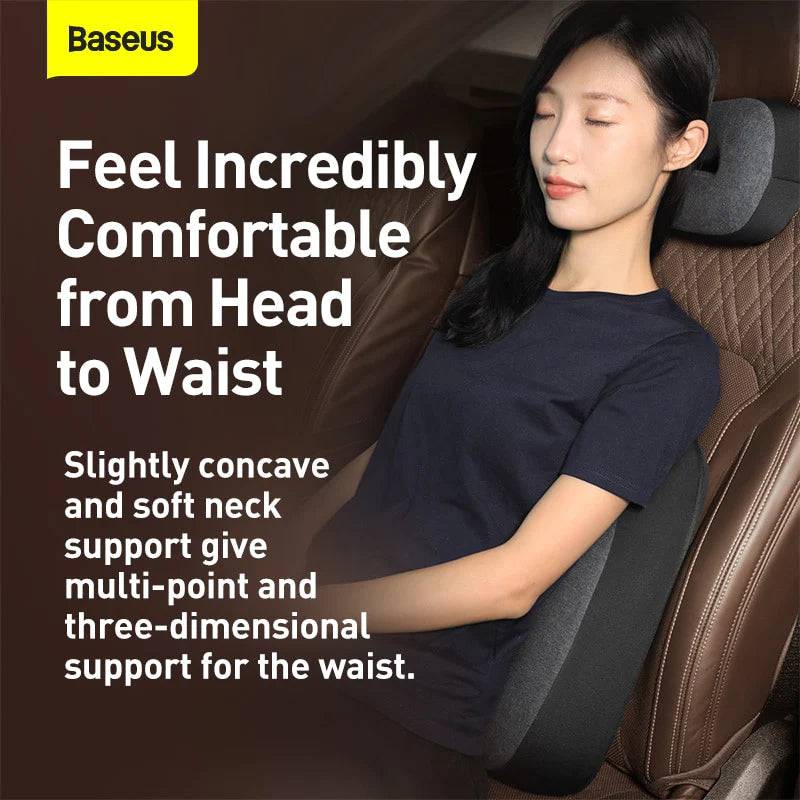 Baseus Car Pillow, Car Seat Headrest, Neck Pillow Floating & Car Waist Pillow . - TQ STORE