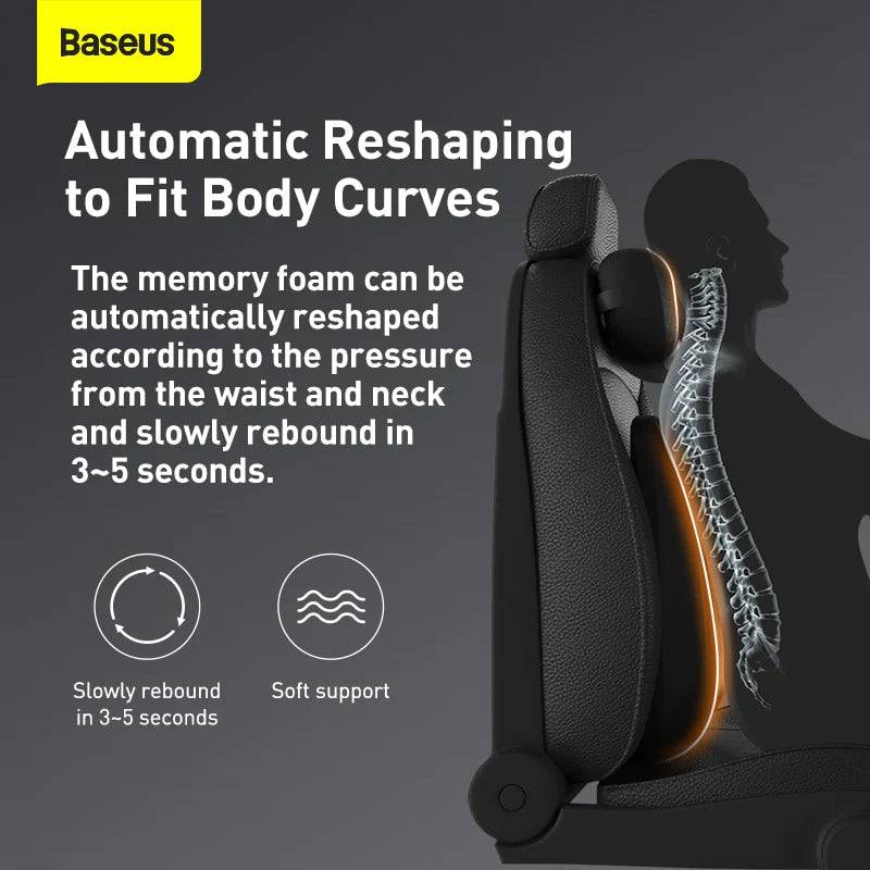 Baseus Car Pillow, Car Seat Headrest, Neck Pillow Floating & Car Waist Pillow . - TQ STORE