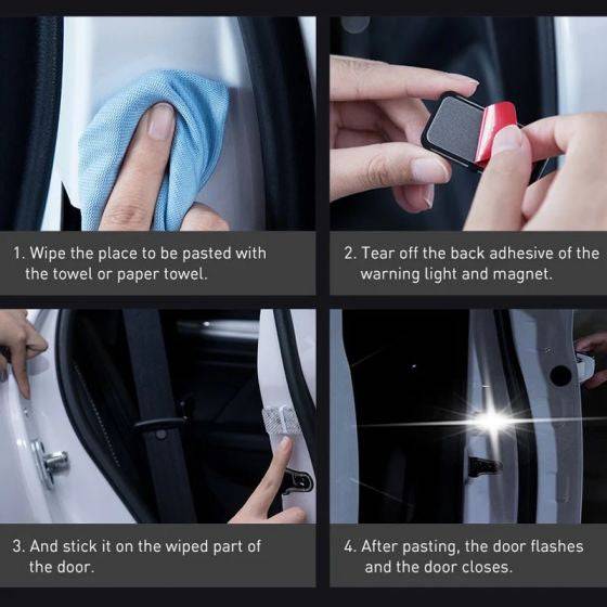 BASEUS DOOR OPEN WARNING LIGHT 2PCS - TQ STORE