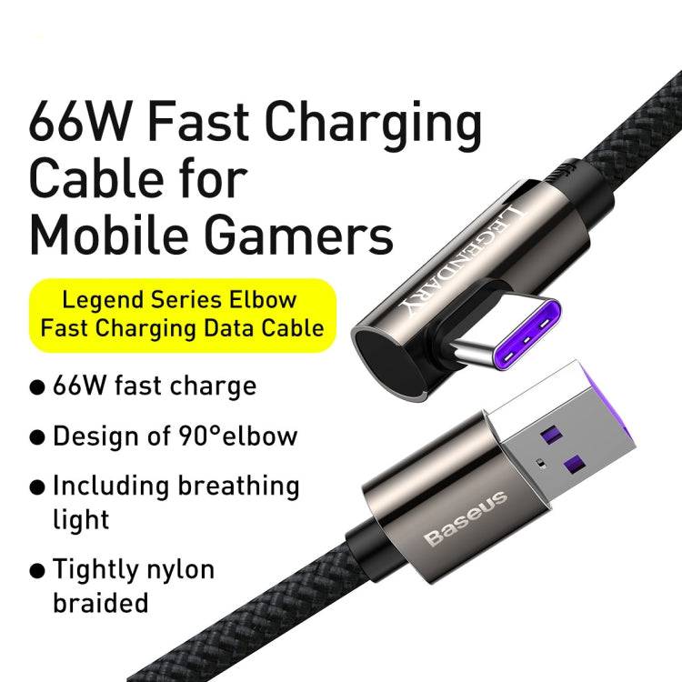 BASEUS LEGEND SERIES DATA CABLE USB TO TYPE C 66W 2MTR