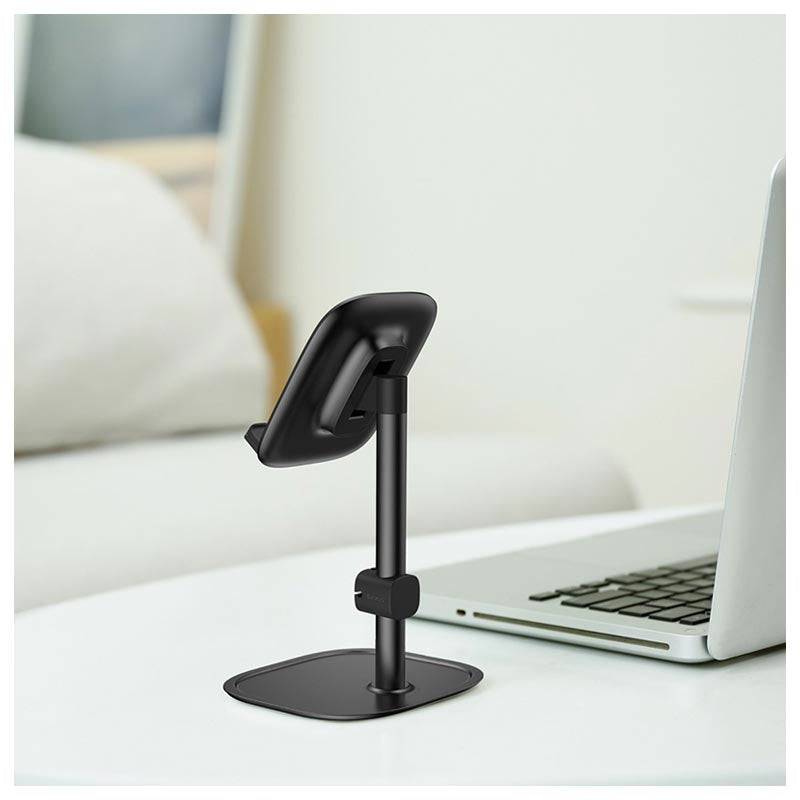 Baseus Literary Youth Desktop Bracket (Telescopic) Black - TQ STORE