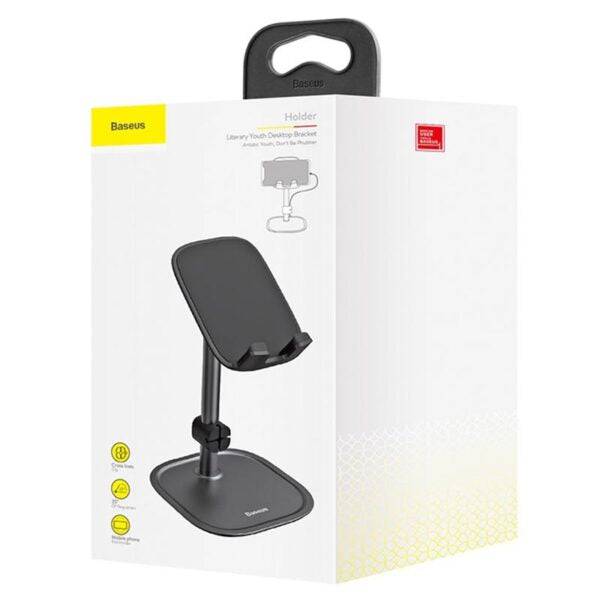 Baseus Literary Youth Desktop Bracket (Telescopic) Black - TQ STORE