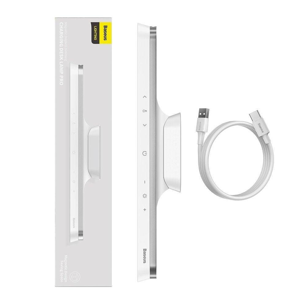 Baseus magnetic LED bedside lamp lamp for home kitchen room white (DGXC-02) - TQ STORE