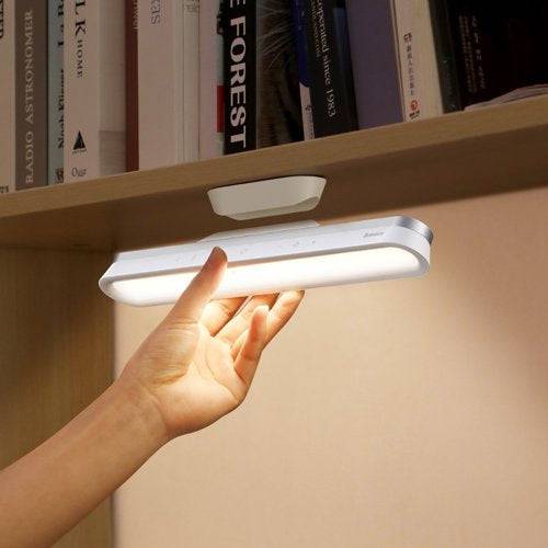 Baseus magnetic LED bedside lamp lamp for home kitchen room white (DGXC-02) - TQ STORE