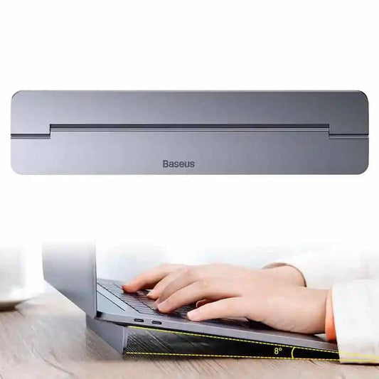 Baseus Papery Notebook Holder for PC, Macbook, iPad SUZC-0G – Dark Gray