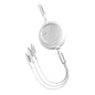 BASEUS RETRACTABLE3 IN CABLE USB TO M/L/C 1.2M