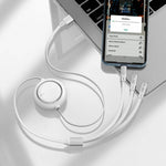 BASEUS RETRACTABLE3 IN CABLE USB TO M/L/C 1.2M - TQ STORE