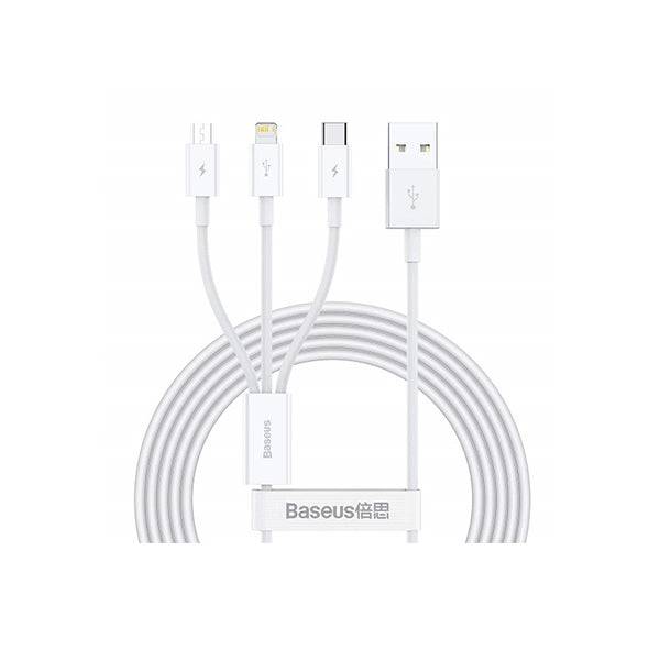 BASEUS SUPERIOR SERIES 3 IN 1 CABLE M/C/L - TQ STORE