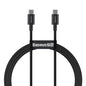Baseus Type C to Type C Cable 100w 1 meter Black