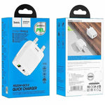 Hoco C85B Wall charger PD20W + QC3.0 UK plug - TQ STORE