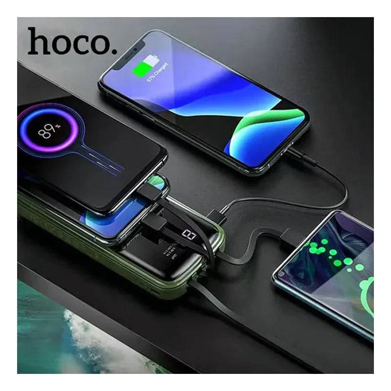 Hoco DB07A Power Bank With Cables 20000 mAh - TQ STORE