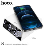Hoco DCK1 Clock with Wireless Charging 10W - TQ STORE