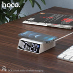 Hoco DCK1 Clock with Wireless Charging 10W - TQ STORE