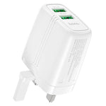 Hoco NK2 Wall Charger Dual Port QC3.0 UK Plug - TQ STORE