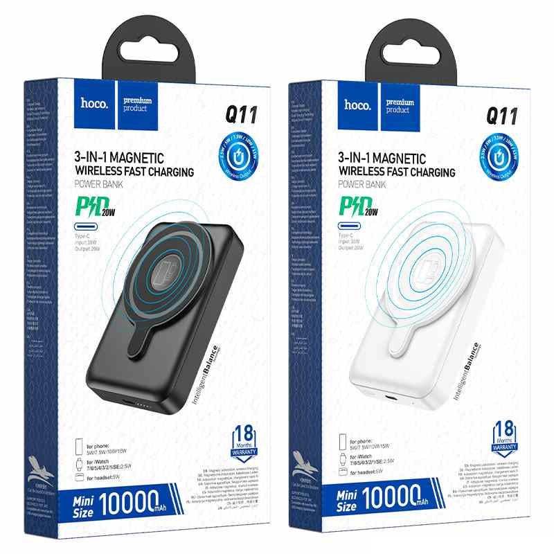 Hoco Q11 PD20W Wireless Power Bank 10000mAh - TQ STORE